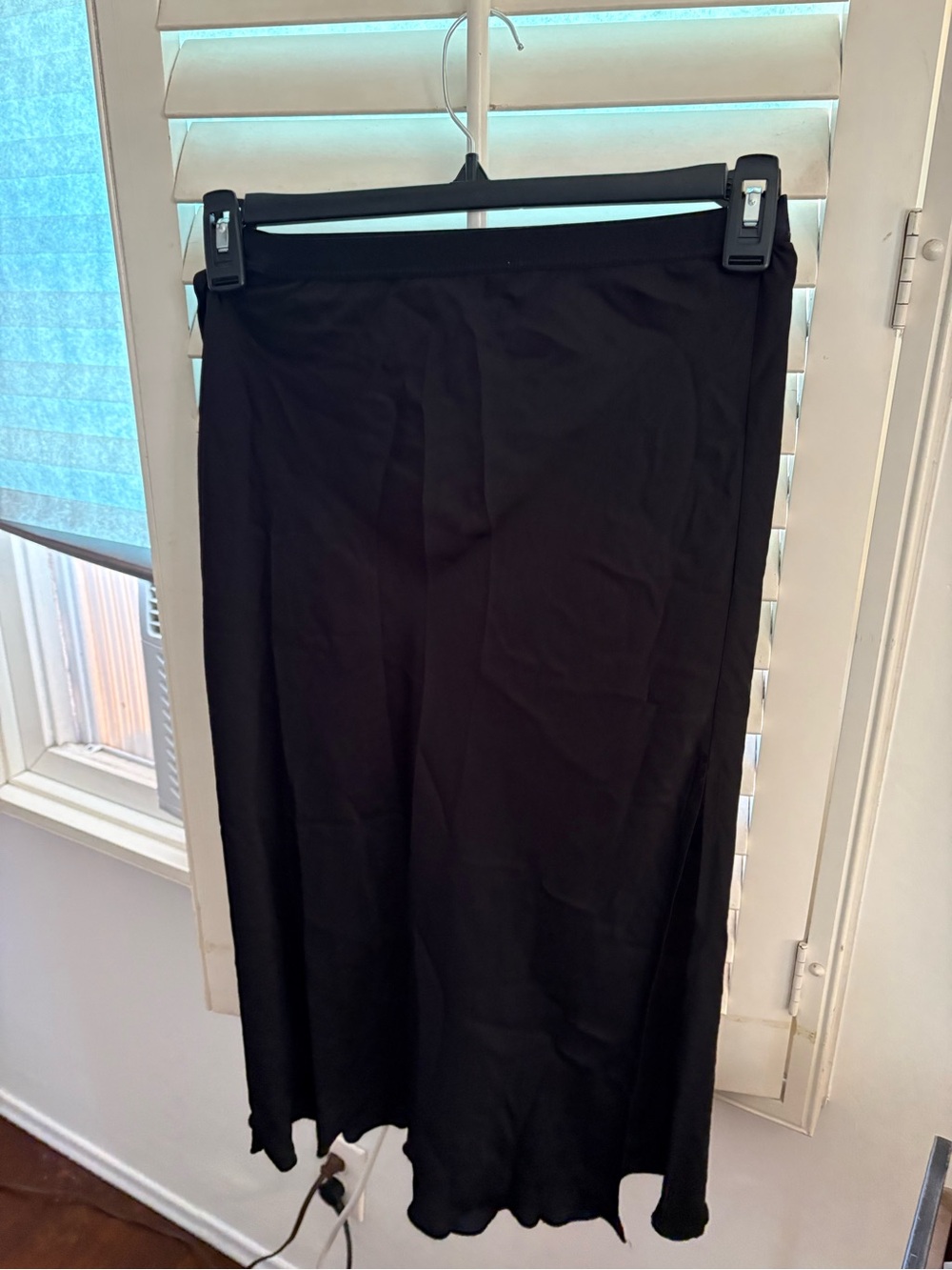 Free People Black Maxi Skirt